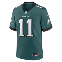 A.J. Brown Philadelphia Eagles Team Game Jersey Midnight Green - Nike