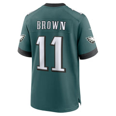 A.J. Brown Philadelphia Eagles Team Game Jersey Midnight Green - Nike