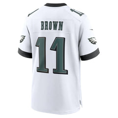 A.J. Brown Philadelphia Eagles White Game Jersey White - Nike