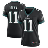 A.J. Brown Philadelphia Eagles Women's Alternate Game Jersey Black - Nike