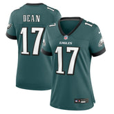 Nakobe Dean Philadelphia Eagles Women's Team Game Jersey Midnight Green - Nike