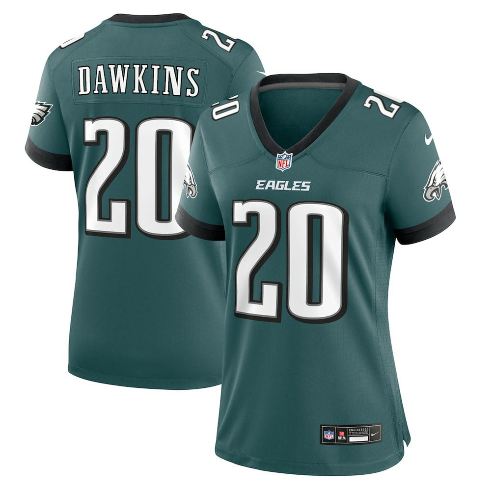 Brian Dawkins Philadelphia Eagles Women's Retired Player Game Jersey Midnight Green - Nike