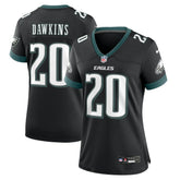 Brian Dawkins Philadelphia Eagles Women's Alternate Game Jersey Black - Nike