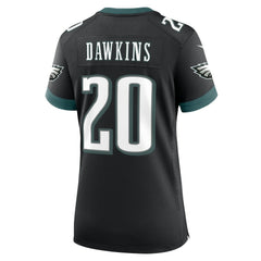 Brian Dawkins Philadelphia Eagles Women's Alternate Game Jersey Black - Nike