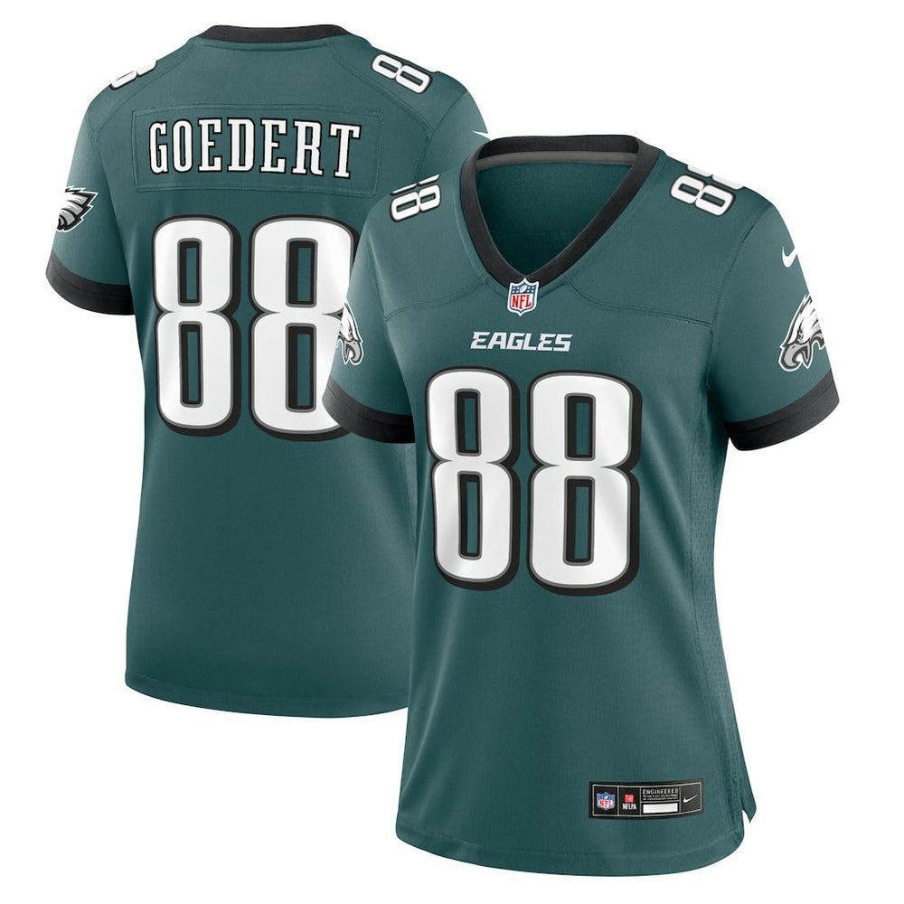 Dallas Goedert Philadelphia Eagles Women's Team Game Jersey Midnight Green - Nike