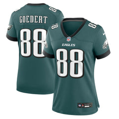 Dallas Goedert Philadelphia Eagles Women's Team Game Jersey Midnight Green - Nike