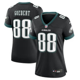 Dallas Goedert Philadelphia Eagles Women's Alternate Game Jersey Black - Nike