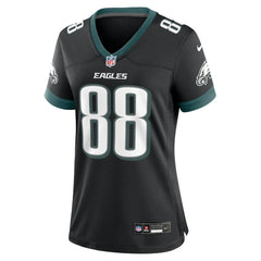 Dallas Goedert Philadelphia Eagles Women's Alternate Game Jersey Black - Nike