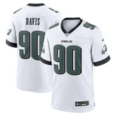 Jordan Davis Philadelphia Eagles White Game Jersey White - Nike