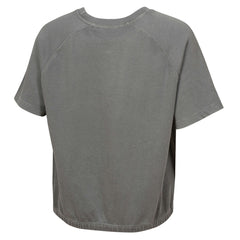Detroit Lions Women's Mineral Wash Short Sleeve Top Gray - NFL