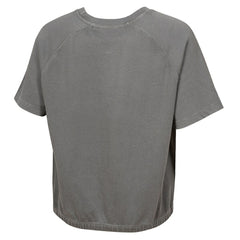 Pittsburgh Steelers Women's Mineral Wash Short Sleeve Top Gray - NFL