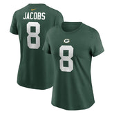Josh Jacobs Green Bay Packers Women's Player Name & Number T-Shirt Green - Nike