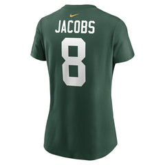 Josh Jacobs Green Bay Packers Women's Player Name & Number T-Shirt Green - Nike