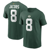 Josh Jacobs Green Bay Packers Player Name & Number T-Shirt Green - Nike