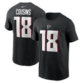 Kirk Cousins Atlanta Falcons Player Name & Number T-Shirt Black - Nike