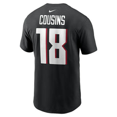 Kirk Cousins Atlanta Falcons Player Name & Number T-Shirt Black - Nike