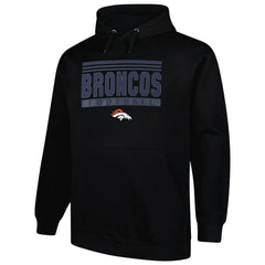 Denver Broncos Big & Tall Pop Pullover Hoodie Black - Fanatics