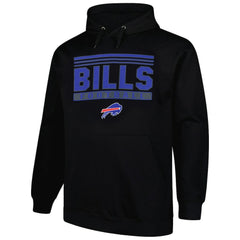 Buffalo Bills Big & Tall Pop Pullover Hoodie Black - Fanatics