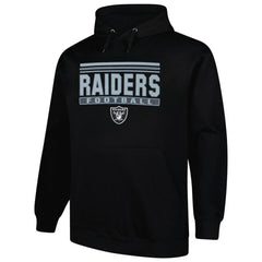 Las Vegas Raiders Big & Tall Pop Pullover Hoodie Black - Fanatics