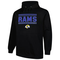 Los Angeles Rams Big & Tall Pop Pullover Hoodie Black - Fanatics