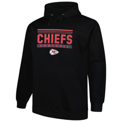 Kansas City Chiefs Big & Tall Pop Pullover Hoodie Black - Fanatics