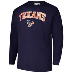 Houston Texans Big & Tall Thermal Long Sleeve T-Shirt Navy - Fanatics
