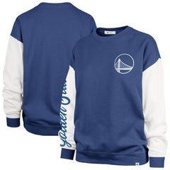 47 brand - Golden State Warriors '47 Women's Plus Size Oversized Rise Andie Pullover Sweatshirt - Royal