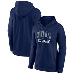 Dallas Cowboys Women's Victory Script Pullover Hoodie Navy - NFL