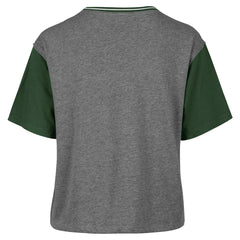 47 brand - Milwaukee Bucks '47 Women's Rise Clubhouse Ziggy Color Block T-Shirt - Gray