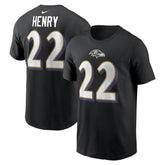 Derrick Henry Baltimore Ravens Player Name & Number T-Shirt Black - Nike
