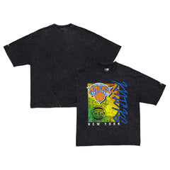 New Era - New York Knicks Sport Classics Enzyme Washed T-Shirt - Black