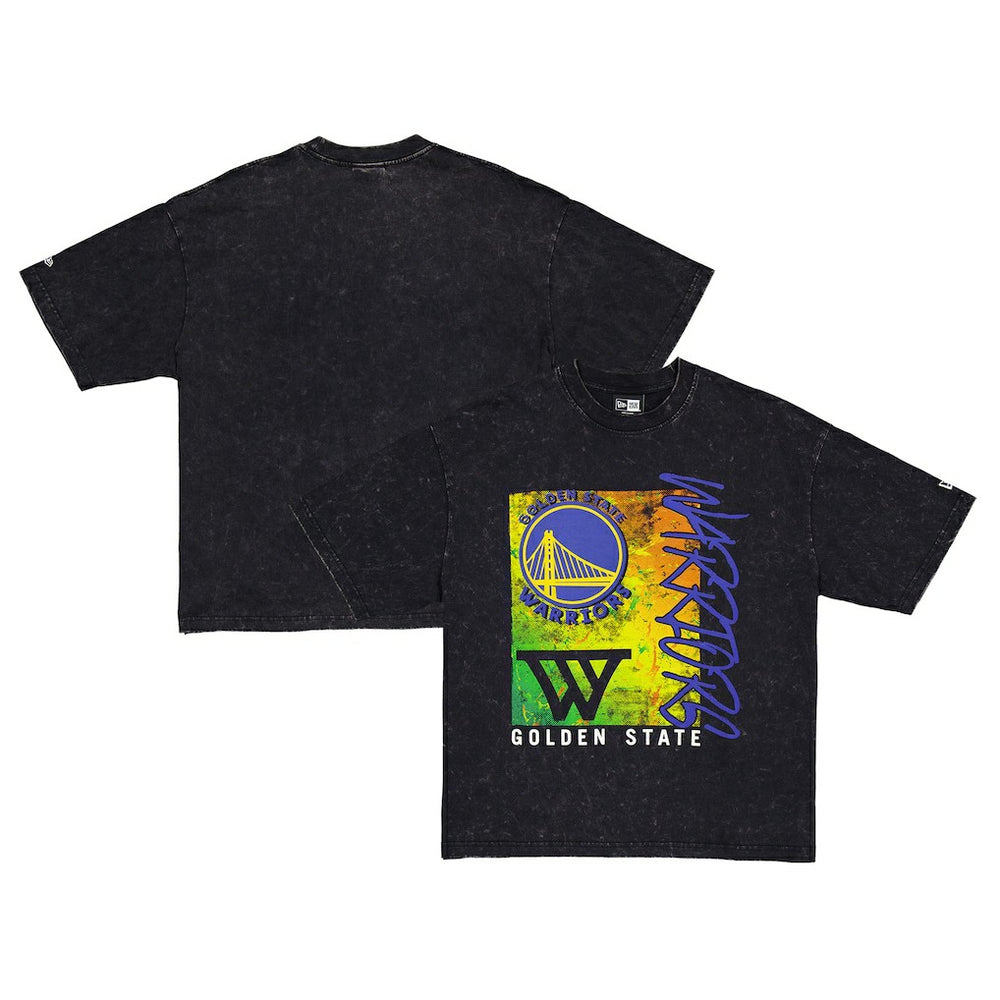 New Era - Golden State Warriors Sport Classics Enzyme Washed T-Shirt - Black