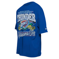 New Era - Oklahoma City Thunder Distressed Sport Classics T-Shirt - Blue