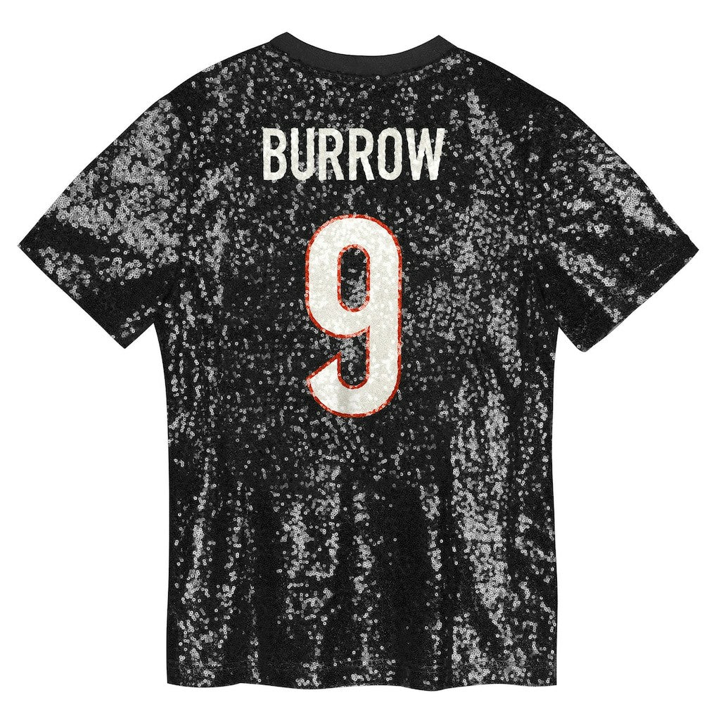 Joe Burrow Cincinnati Bengals Women's Player Name & Number V-Neck Fashion Jersey - Black cheap | NFL Jerseys