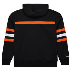 Cincinnati Bengals Vintage Logo Head Coach Fleece Pullover Hoodie Black - NFL