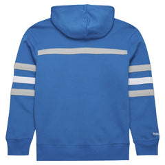 Detroit Lions Vintage Logo Head Coach Fleece Pullover Hoodie Blue - NFL