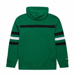 New York Jets Vintage Logo Head Coach Fleece Pullover Hoodie Kelly Green - NFL