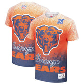 Chicago Bears Team Burst Vintage Logo T-Shirt White - Mitchell & Ness