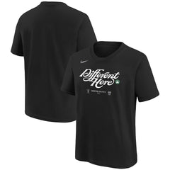 Nike - Boston Celtics Unisex 2024 NBA Playoffs Mantra T-Shirt - Black