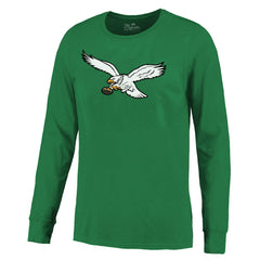 Saquon Barkley Philadelphia Eagles Majestic Threads Name & Number Long Sleeve T-Shirt Kelly Green - NFL