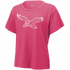 Saquon Barkley Philadelphia Eagles Majestic Threads Women's Name & Number T-Shirt Pink - NFL