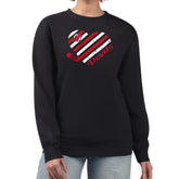 New Jersey Devils - G-III 4Her by Carl Banks Women's Heart Graphic Pullover Sweatshirt Black