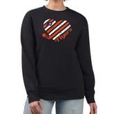 Philadelphia Flyers - G-III 4Her by Carl Banks Women's Heart Graphic Pullover Sweatshirt Black