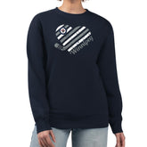 Winnipeg Jets - G-III 4Her by Carl Banks Women's Heart Graphic Pullover Sweatshirt Navy