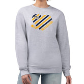 Nashville Predators - G-III 4Her by Carl Banks Women's Heart Graphic Pullover Sweatshirt Heather Gray