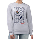 Florida Panthers - G-III 4Her by Carl Banks Women's Lots Of Love Team Logo Graphic Pullover Sweatshirt Heather Gray