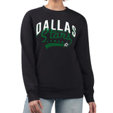 Dallas Stars - G-III 4Her by Carl Banks Women's Filigree Team Graphic Fleece Pullover Sweatshirt Black