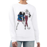 Colorado Avalanche - G-III 4Her by Carl Banks Women's Hockey Girls Team Graphic Fleece Pullover Sweatshirt White