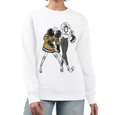 Vegas Golden Knights G-III 4Her by Carl Banks Women's Hockey Girls Team Graphic Fleece Pullover Sweatshirt White