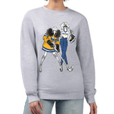 Buffalo Sabres - G-III 4Her by Carl Banks Women's Hockey Girls Team Graphic Fleece Pullover Sweatshirt Heather Gray
